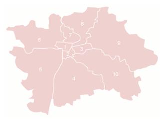Описание районов Праги