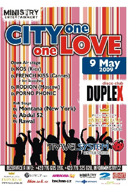 Вечеринка City one one Love в Праге