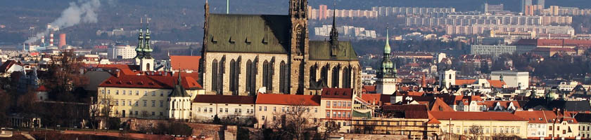 Панорама города Брно