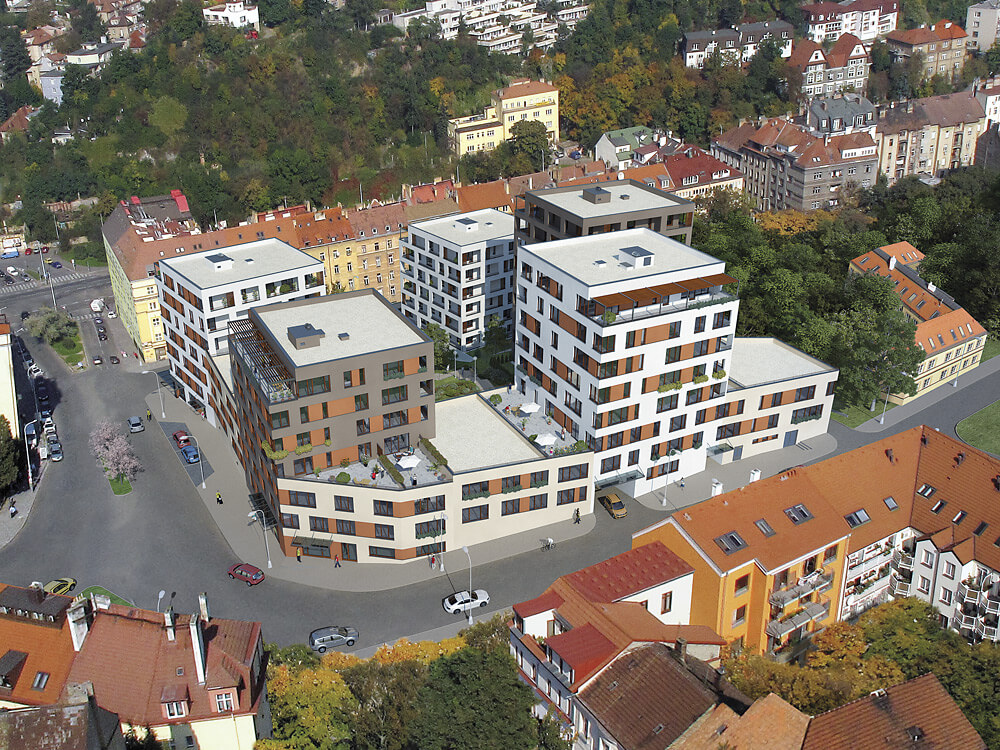 Продажа новых квартир в престижном районе Праги 5 - Коширже