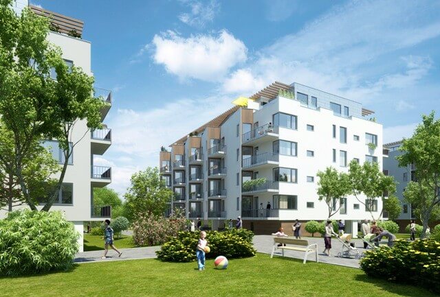 Продажа квартир в зеленом комплексе в Праге 9 - Просек