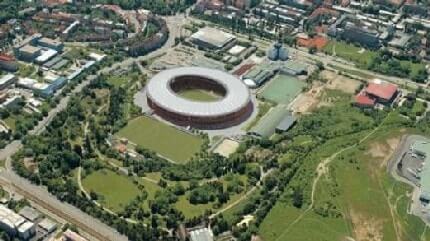 Футбольный стадион в Брно является пилотной частью подготовленного проекта «Понава»