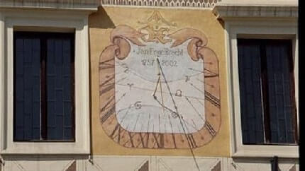 Фрагмент исторических часов с 1797 г.