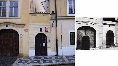 Дом на месте бывшего прохода в Агнес улице № 4 / 1043 в Праге