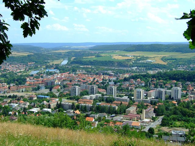 Вид на город с северо-западной стороны с холма Дед