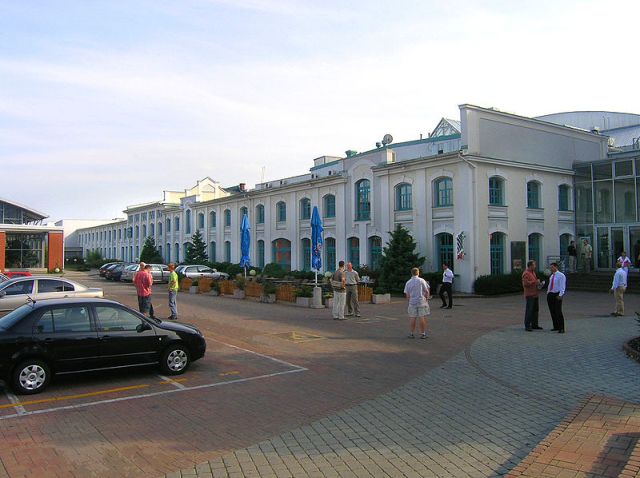 Первоначальное здание фирмы «Лаурин и Клемент» в Млада Болеславе