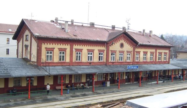 Железнодорожный вокзал в Пршибраме